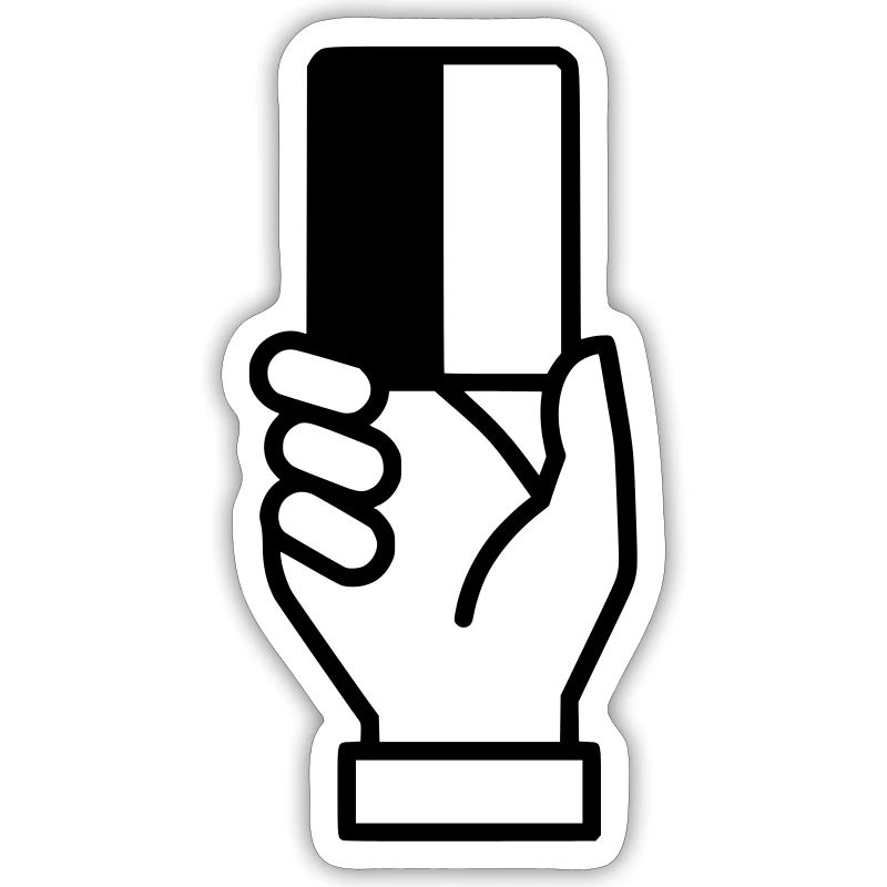 Referee Card Sending-Off Vector
