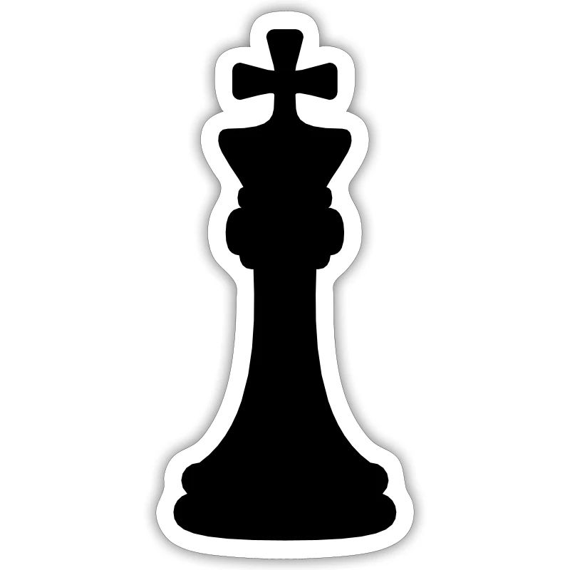 Les échecs noirs roi