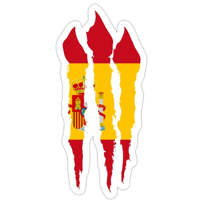 Drapeau d’Espagne Scratch Griffes de drapeau espagnol