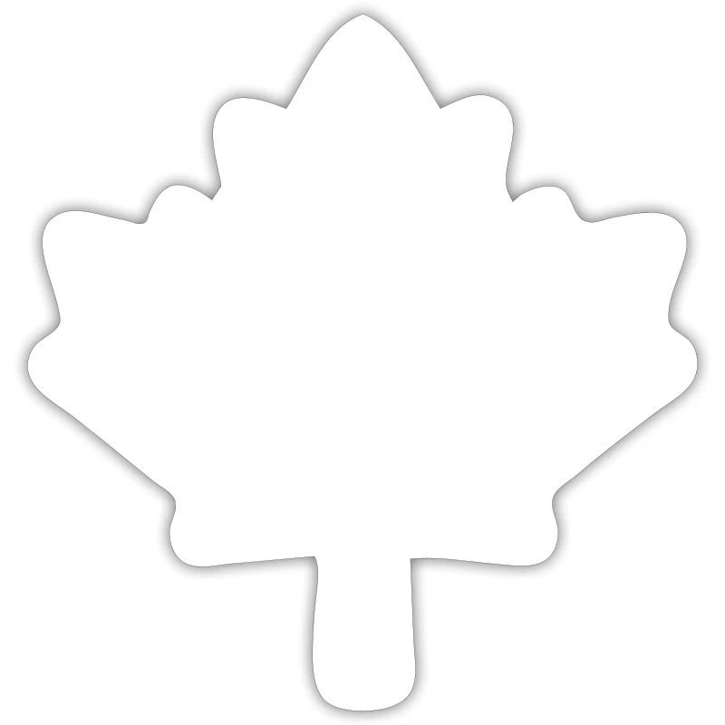 Maple leaf outline
