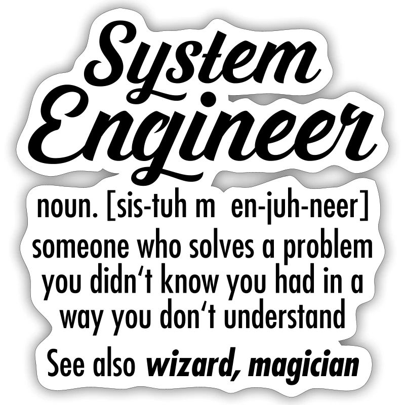 Geek - System Engineer Definition