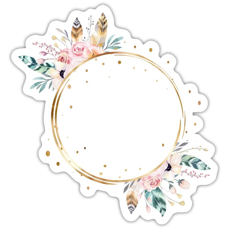 boho flower wreath