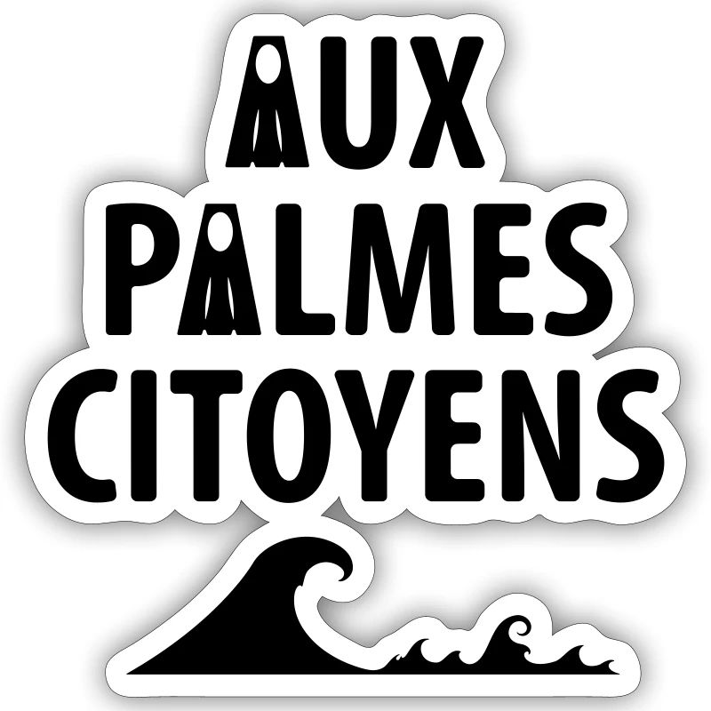 Citizen palms - to surf on humor