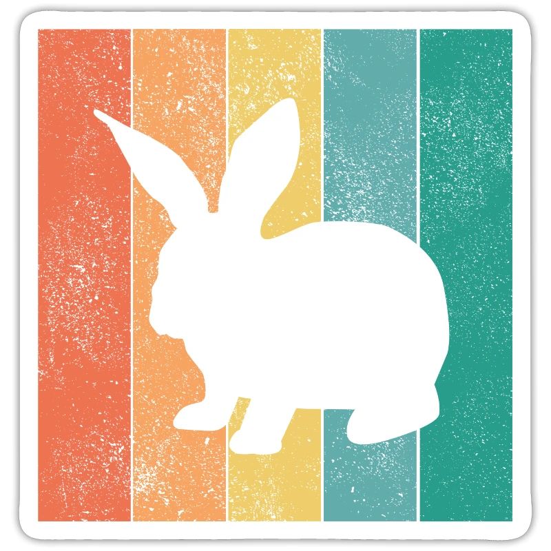 Rabbit Retro Rabbit Easter Gift