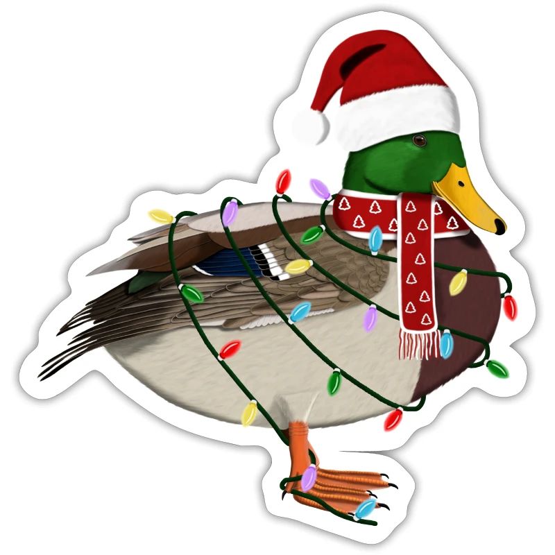 Duck String Light Christmas Bird Cap