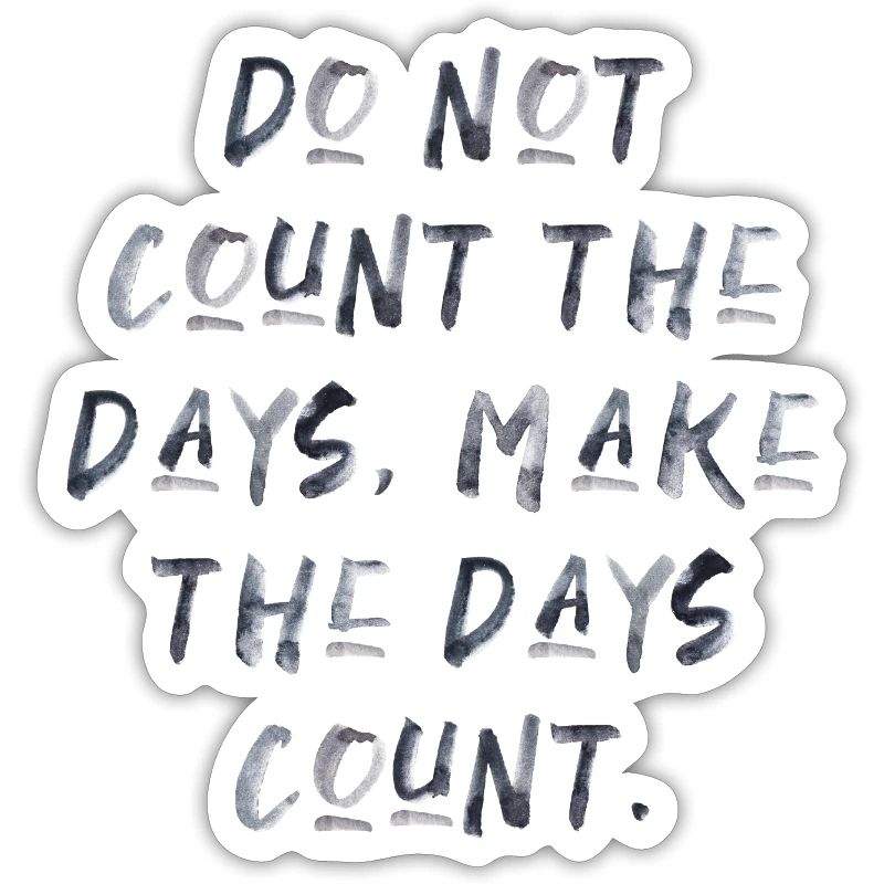 citations devis compter les jours motivation inspiration