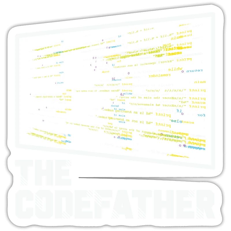 The Codefather Programmer Coding Coder Funny