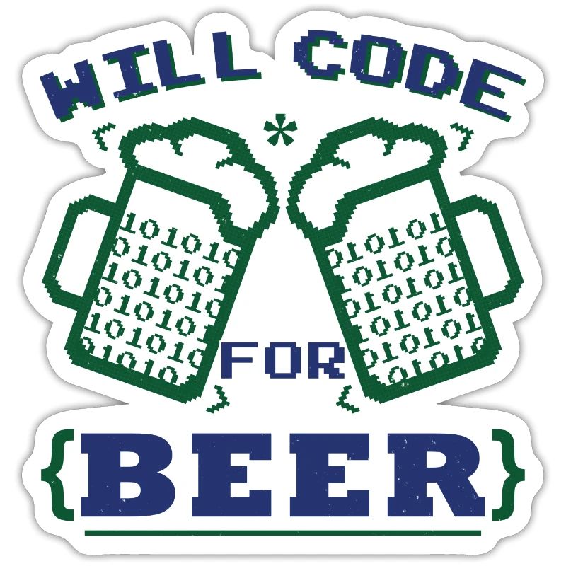 Funny Beer Coding Coder