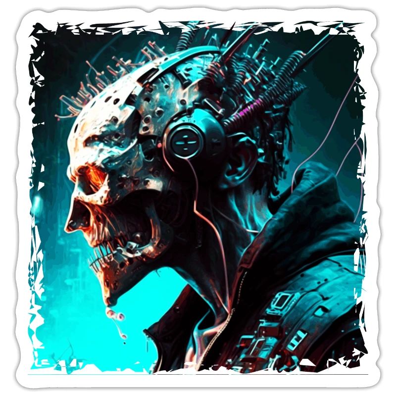 Cyborg oder Monster als Cyber Android der Zukunft