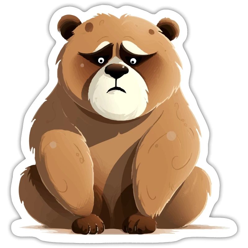 Bibi the grumpy bear