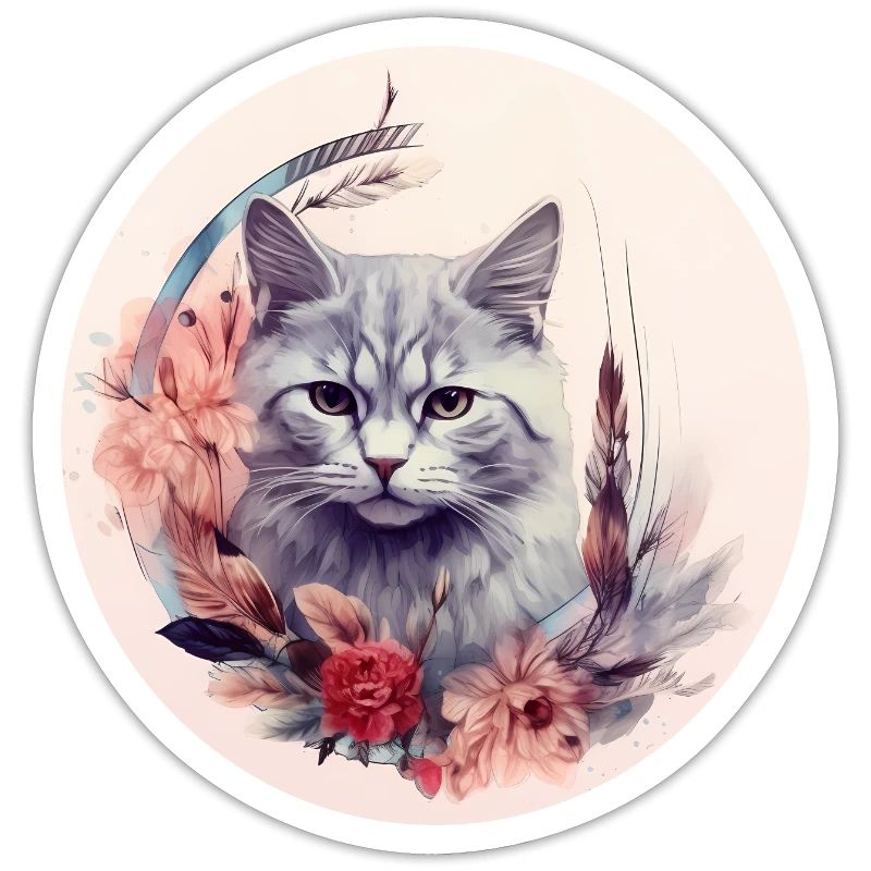 Britisch Kurzhaar Katze Boho Element, Katzen