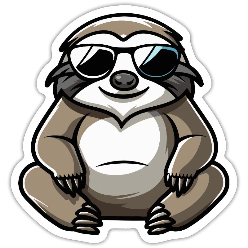 Sloth Comic Cool