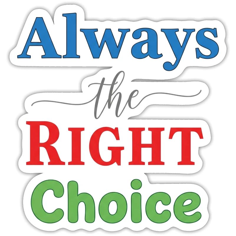 Conception typographique multicolore vive