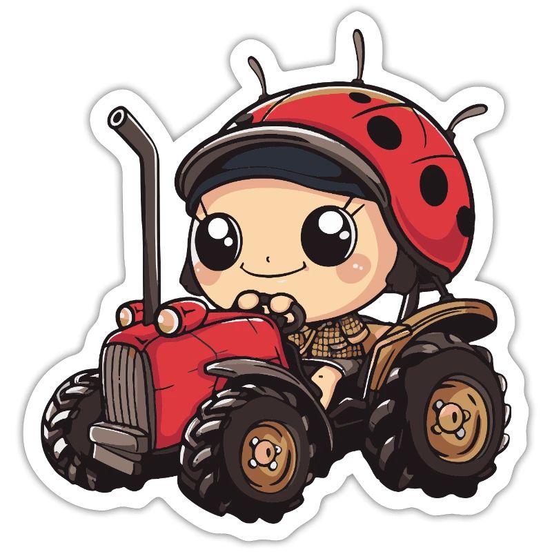 Fermier de tracteurs Ladybug