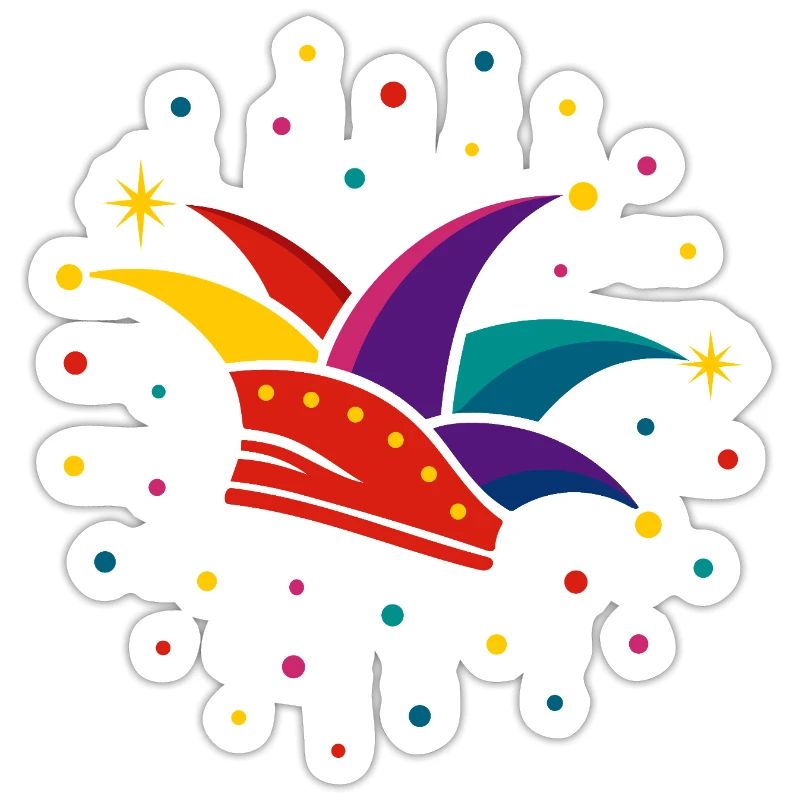 Fool's Cap with Confetti – Carnival & Carnival