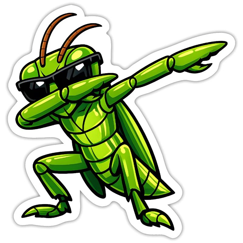 Dabbing Grasshopper