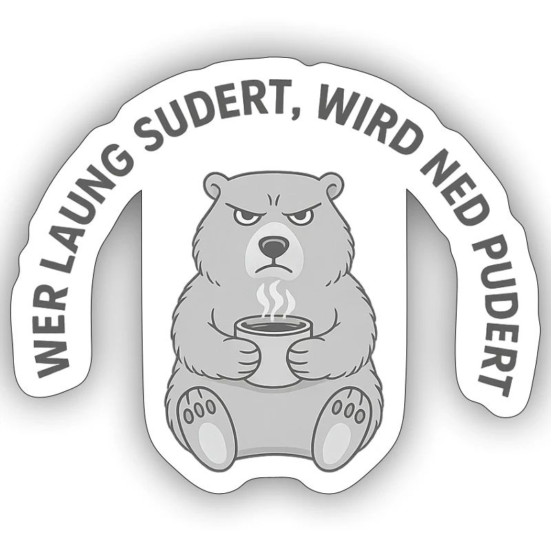 Wer laung sudert, wird ned pudert – Grumpy Coffee