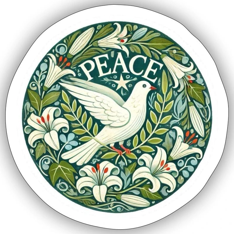 Déclaration de paix avec la Colombe de la Paix