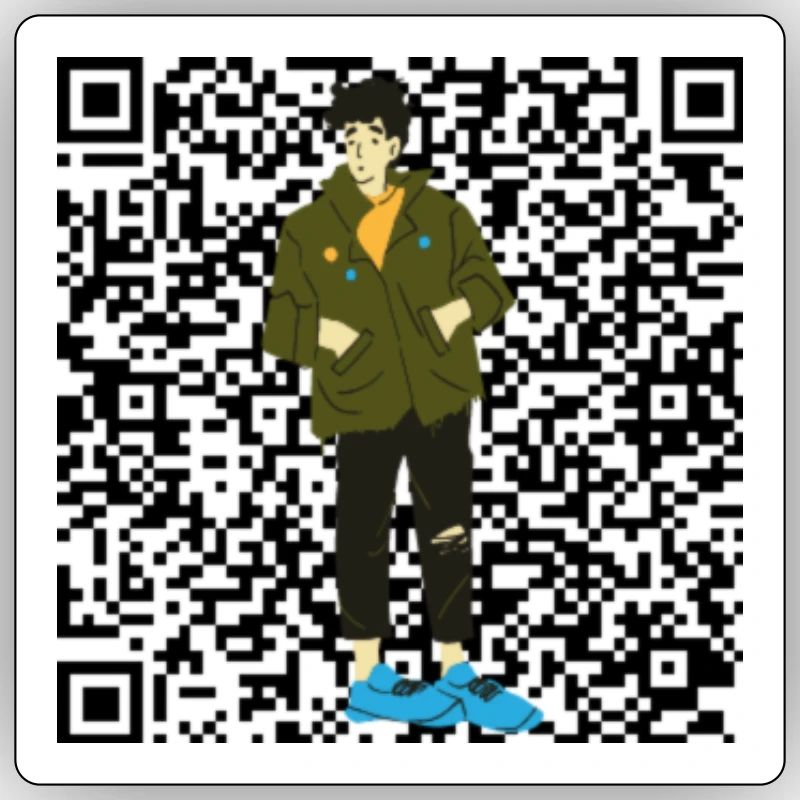 QR-Code Mann