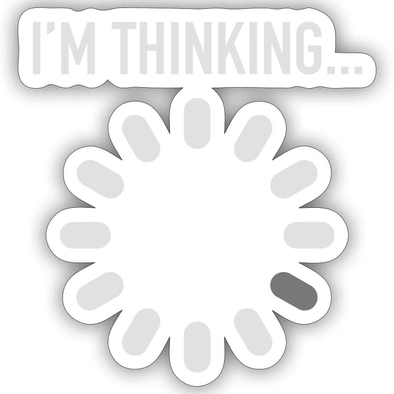 I'm Thinking... Geek, Loading, Buffer, Internet