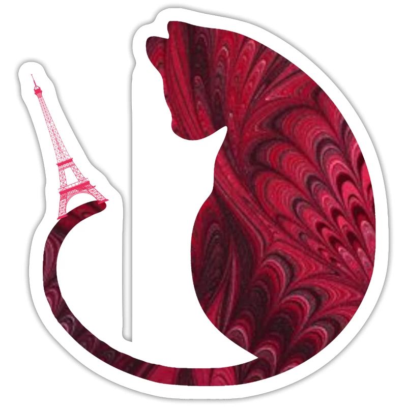 chat avec tour Eiffel e 68