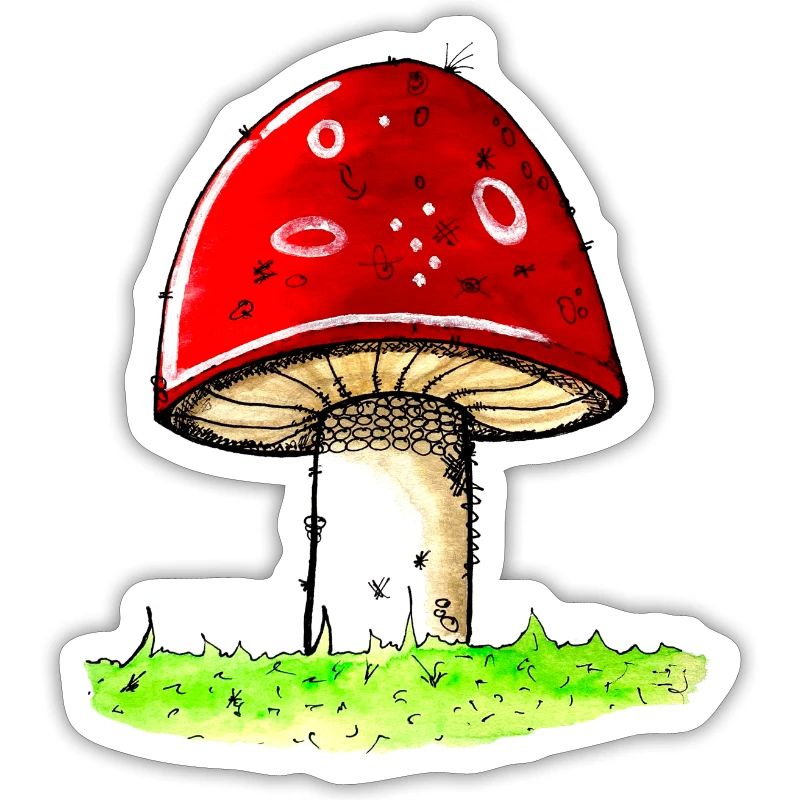 Mushroom - toadstool lucky guy lucky charm