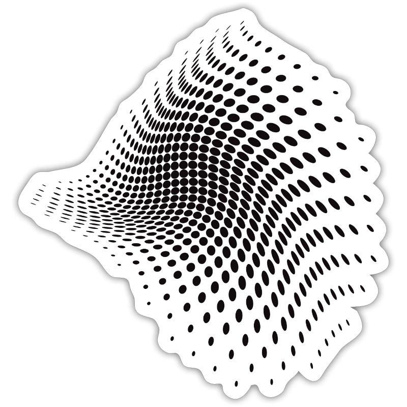 Optical illusion pattern shapes geometry gift