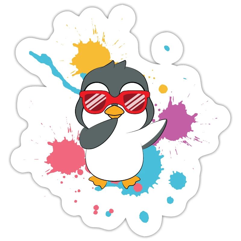 Dabbing pingouin mignon