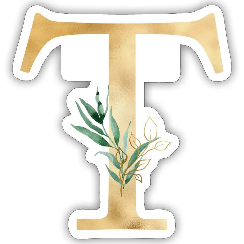 Customizable Monogram T Botany