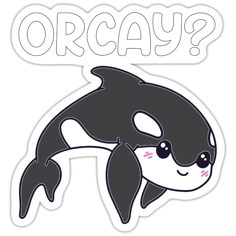Orca Schwertwal Killerwal Spruch Geschenk