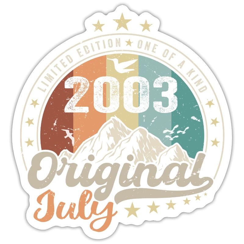 Juli 2003 Jubiläumsgeschenkidee Juli 2003