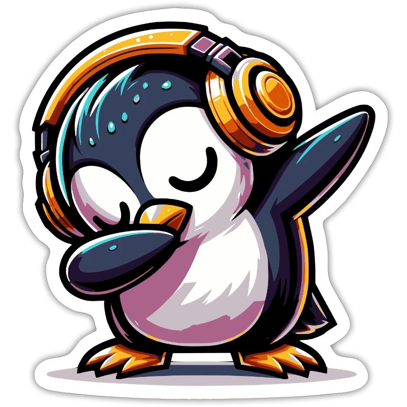 Dabbing Penguin