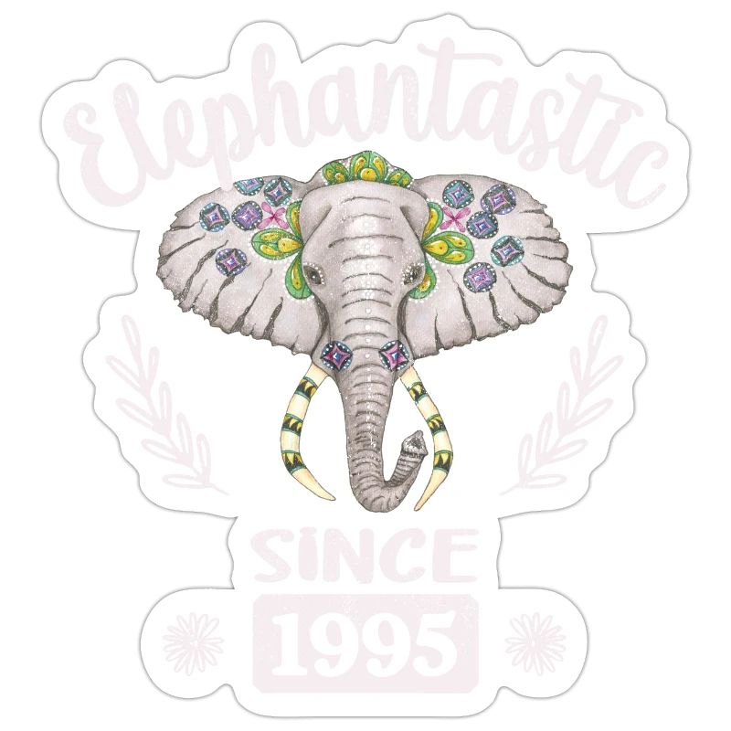 Elephantastic since 1995, Elephant Head Decorated
