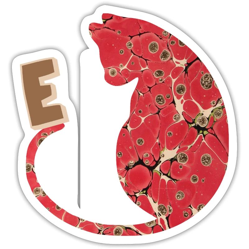 Lettre E avec Cat E 245