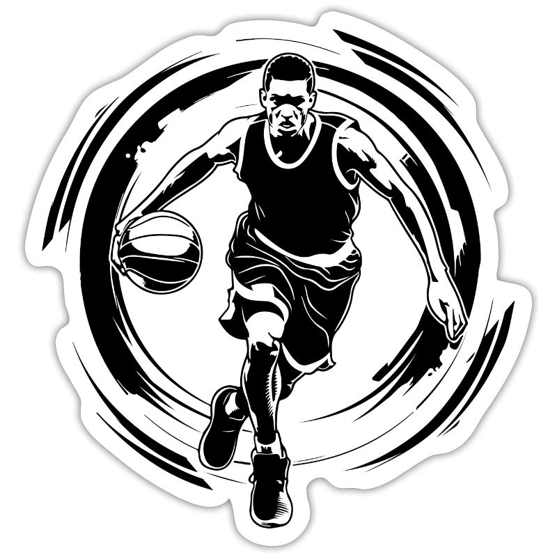 Basketteur Basketteur Basketteur Silhouette
