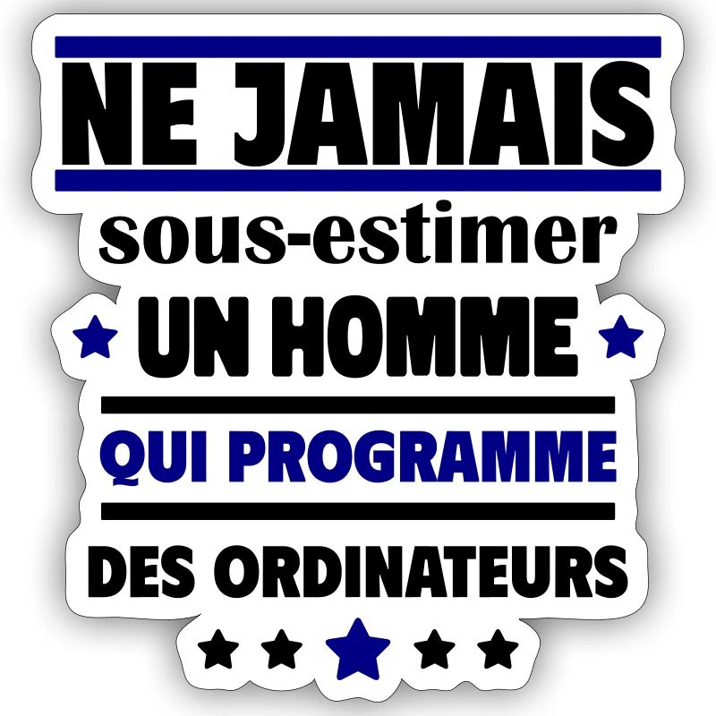 Unterschätzen Sie niemals einen Mann, der programmiert