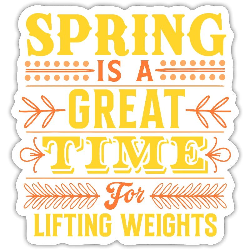 Spring Is A Great Time For Lifting Weights