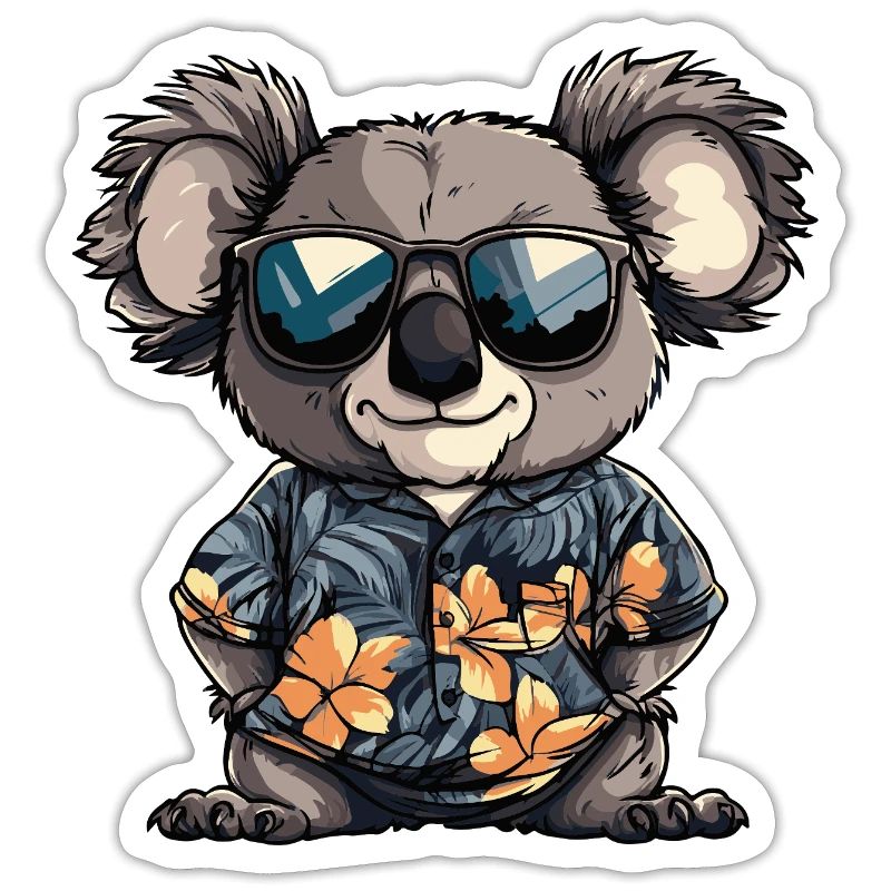 Koala Comic Cool Summer