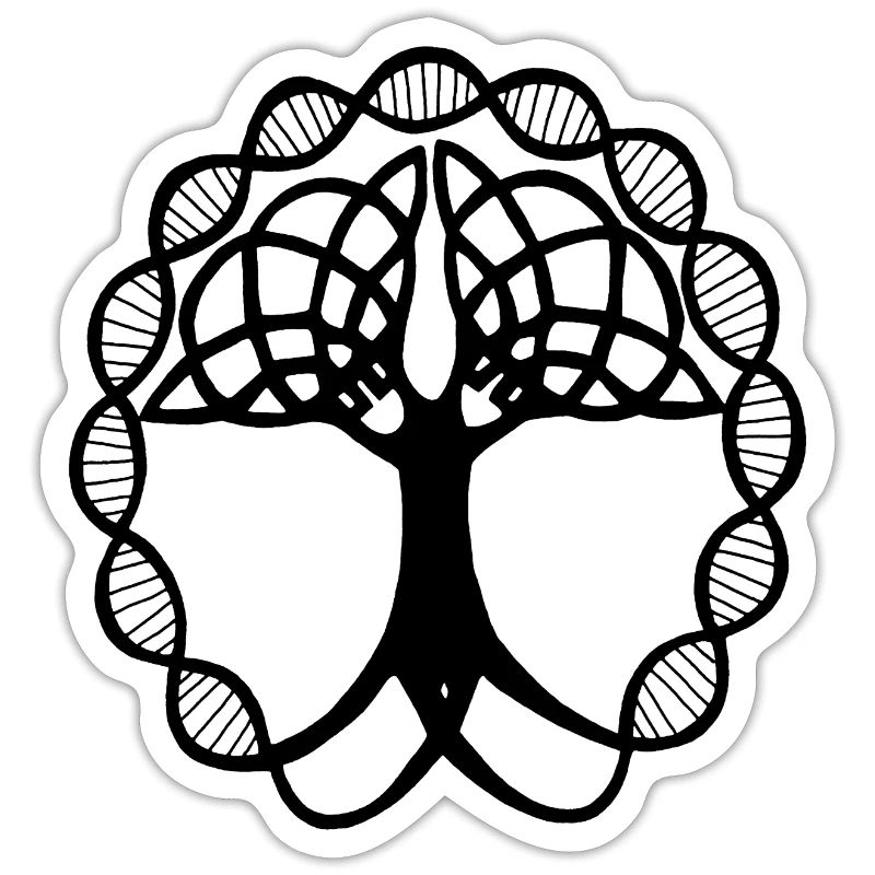 Arbre noir étrange