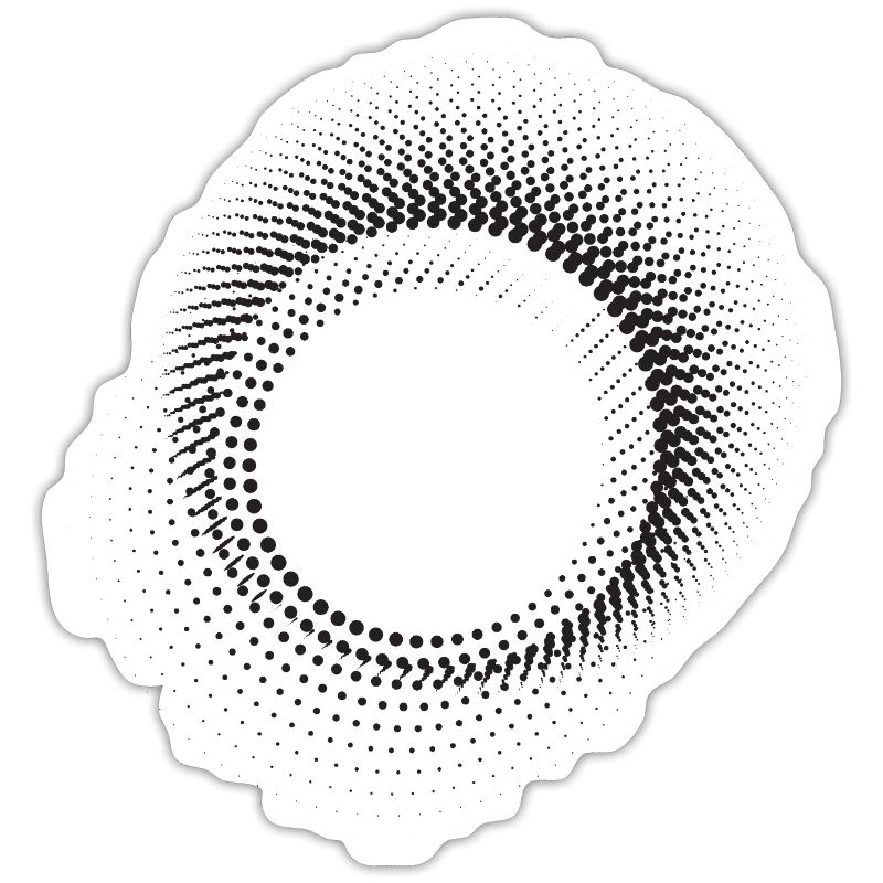 Halo Dot Ring Pattern