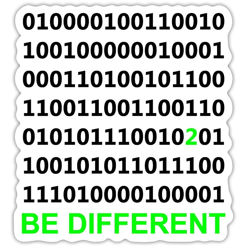 Be Different - Binary - Digital
