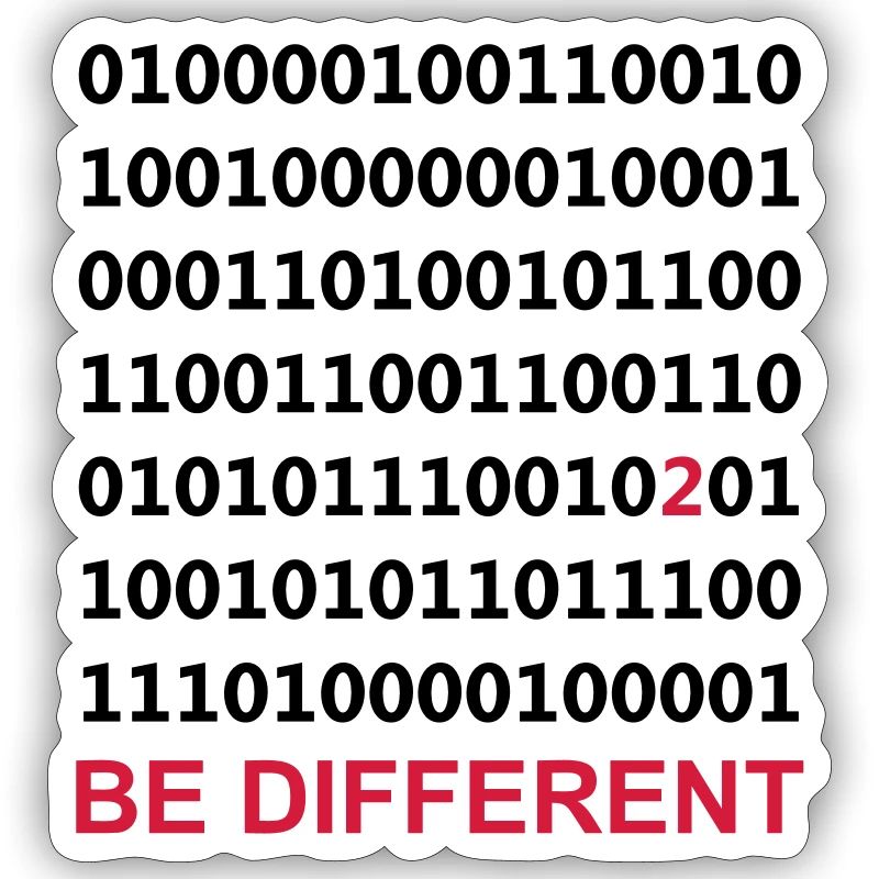 Be Different - Binary - Digital