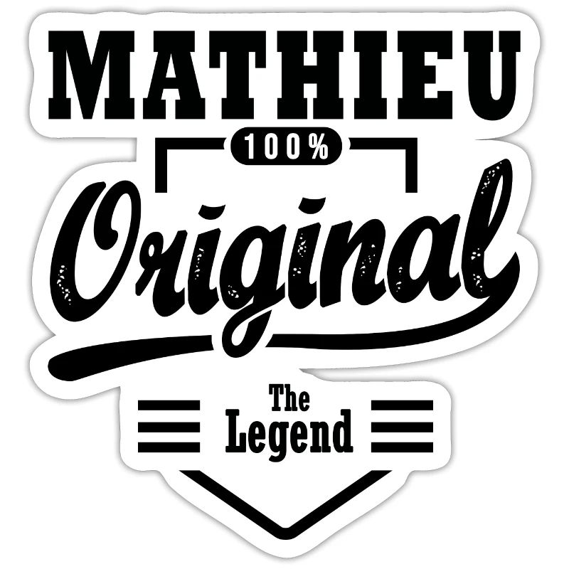 MATHIEU personalized gift first name Mathieu