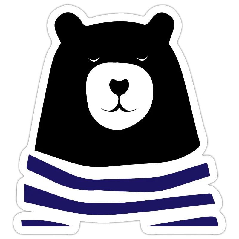 Bär in Pulli