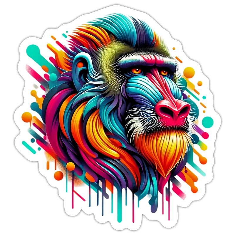 Mandrill-Affe
