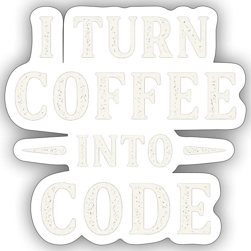 Je transforme le café en code