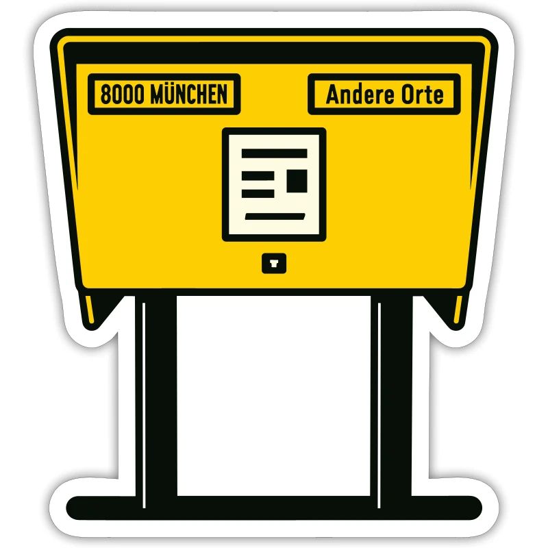 Munich Yellow Mailbox