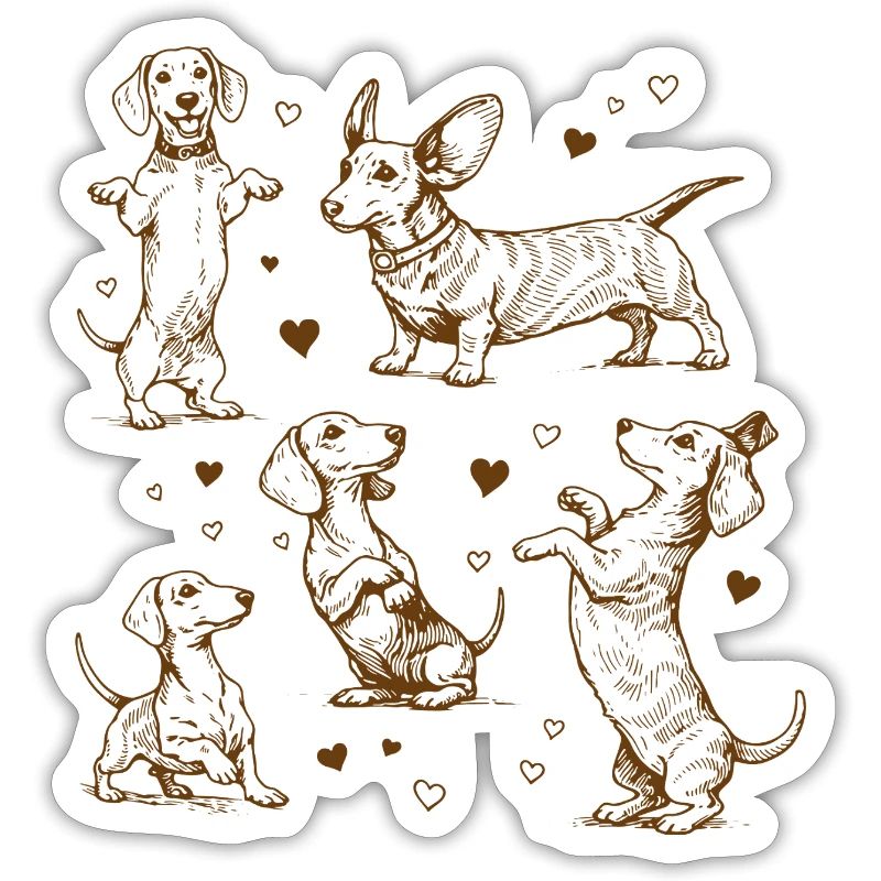 Teckel Teckel Chiens Teckels Teckel Chien teckel Teckel