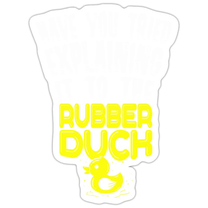 IT Nerd Programmer Developer Humor Rubber Duck