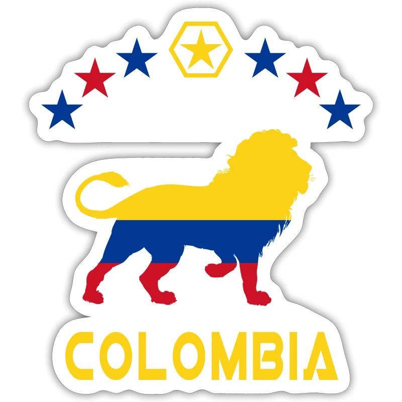 Conception / idée cadeau de lion de Colombie